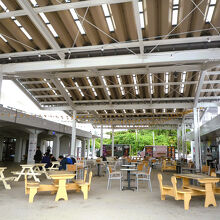 道の駅の大屋根