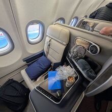 ローマ→バンコクビジネス席1