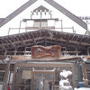 山の中の一軒宿、冬場は雪に覆われる