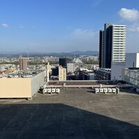 遠くにトヨタスタジアム