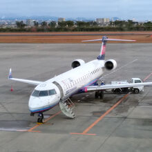 IBXのCRJ700NGに乗って新千歳へフライト