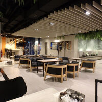 地階にある朝食会場