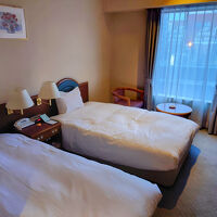 ホテルクレッセント旭川のツインルームの室内