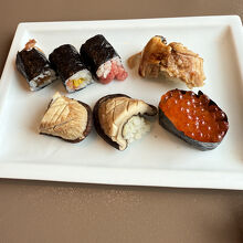 椎茸のにぎりは初めてでした