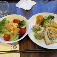 イタリアンレストランなので朝食にピザが並びます