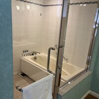 お風呂もタイルなのがヨーロッパ調で良き