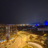 客室からの眺め。