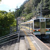 渓谷沿いのささやかな温泉地