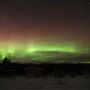 ロッジ滞在型のオーロラ観測