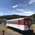 下津井電鉄 下津井駅跡　あのナローゲージ車両を間近で見れます