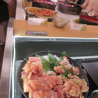バイキング夕食時の刺身