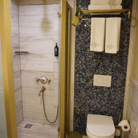 オーバーヘッドシャワー付き