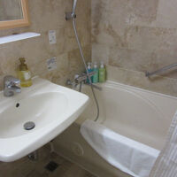 足が伸ばせる浴槽