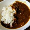 ビュッフェの牛スジカレーとコーンスープ美味