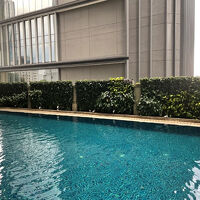 4階にあるプール。