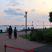 夕暮れ時の風景