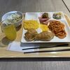 朝食にスパゲティミートソースも