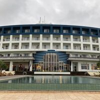 ビーチから見た外観