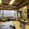 部屋からの阿賀野川の眺めが良い