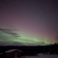 オーロラが