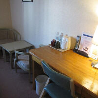 ＰＣデスクも広くて快適