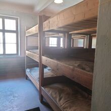 囚人が使っていたベッド