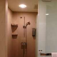 シャワーのみでバスタブはありません