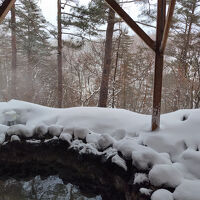 雪の露天風呂