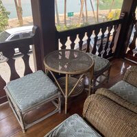 のんびり過ごせるテラス