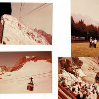 登山電車で最高峰ツークシュピッツェにも登った。