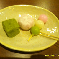 プラス200円で頂ける茶菓子の様子