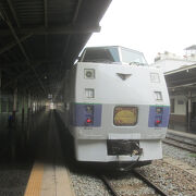 ＪＲ北海道の特急列車を見かけました