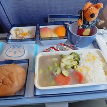 帰りの機内食