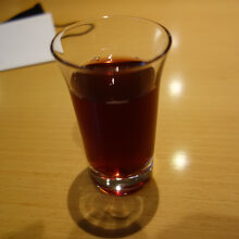 山ぶどうジュースだったか