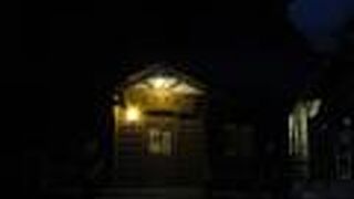 夜の釧路湿原駅