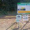 冬は寂しげだった廃線と竹林