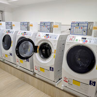 大浴場の階に有料洗濯機あり