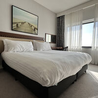 ジュニアスイートのベッドルーム