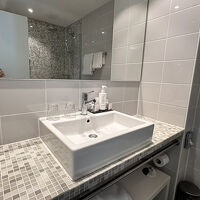 アメニティはハンドソープ、ヘアキャップとローションのみ