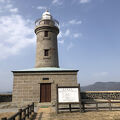 男木島灯台　日本の灯台50選の御影石灯台