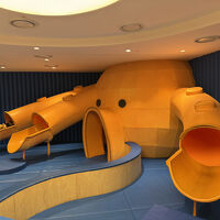 キッズゾーンが滞在中1回無料です。