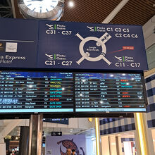 サテライトの案内図