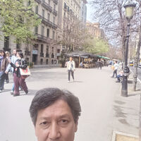 ホテルの前の通り