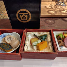 多くの品数をいただきました。