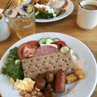 朝食ビュッフェ