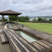 「桜島」溶岩なぎさ公園足湯