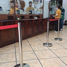 たまたまか店内はガラガラ