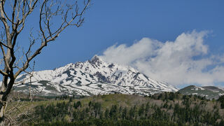 利尻富士がきれいに見えます。