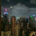 香港の山の上でプール！