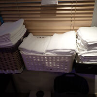 自由にピックアップできるタオル